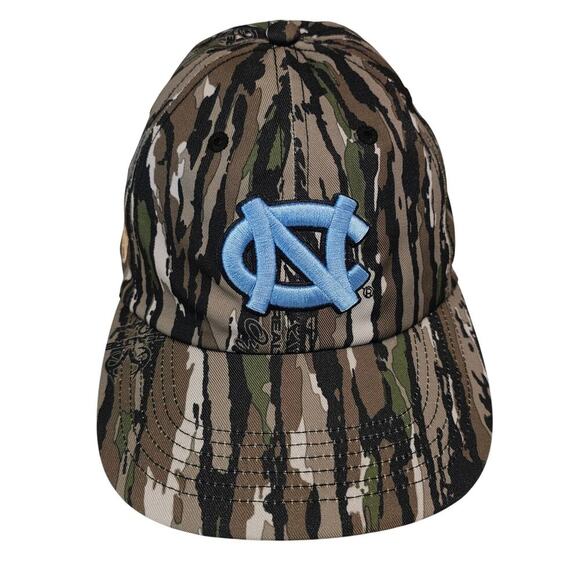 North Carolina Tar Heels Strapback Hat Cap Real Tree NC Camo Embroidered TOW - Picture 1 of 9